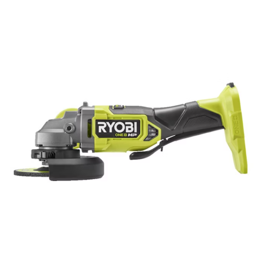 Akumuliatorinis kampinis šlifuoklis RYOBI ONE+ HP RAG18X125-0, 18 V, 125 mm, be akumuliatoriaus-1