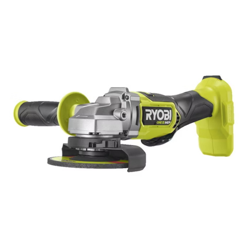 Akumuliatorinis kampinis šlifuoklis RYOBI ONE+ HP RAG18X125-0, 18 V, 125 mm, be akumuliatoriaus-0