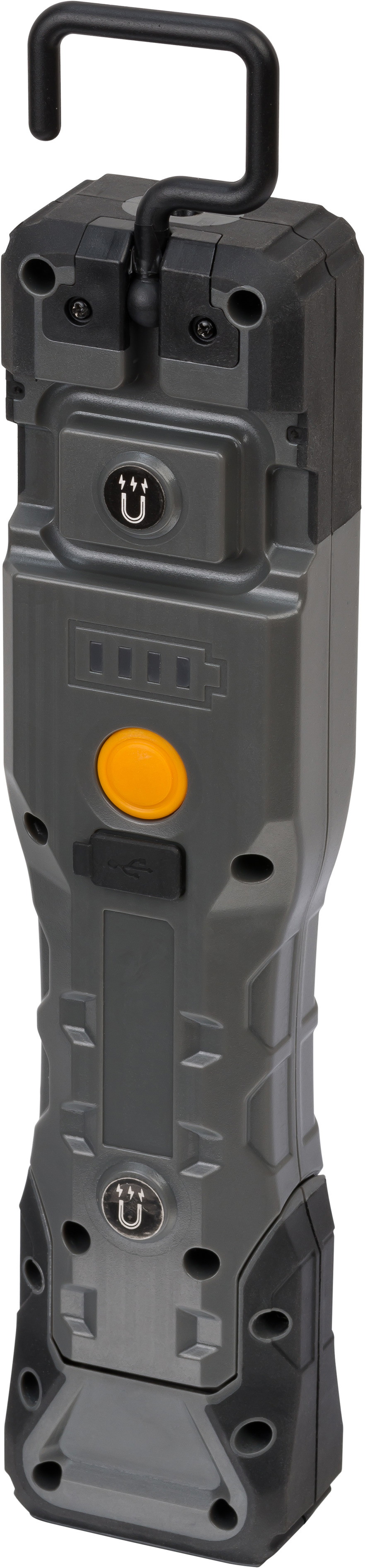 LED darbo lempa BRENNENSTUHL, IP54, 6500K, 1000+200lm, įkraunamas USB, juodos spalvos - 3