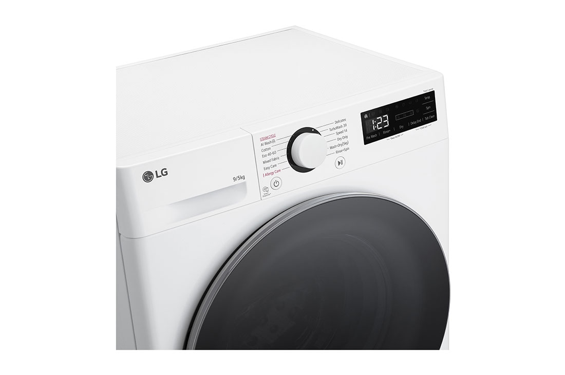 Skalbimo mašina - džiovyklė LG F2DR509S1W - 3