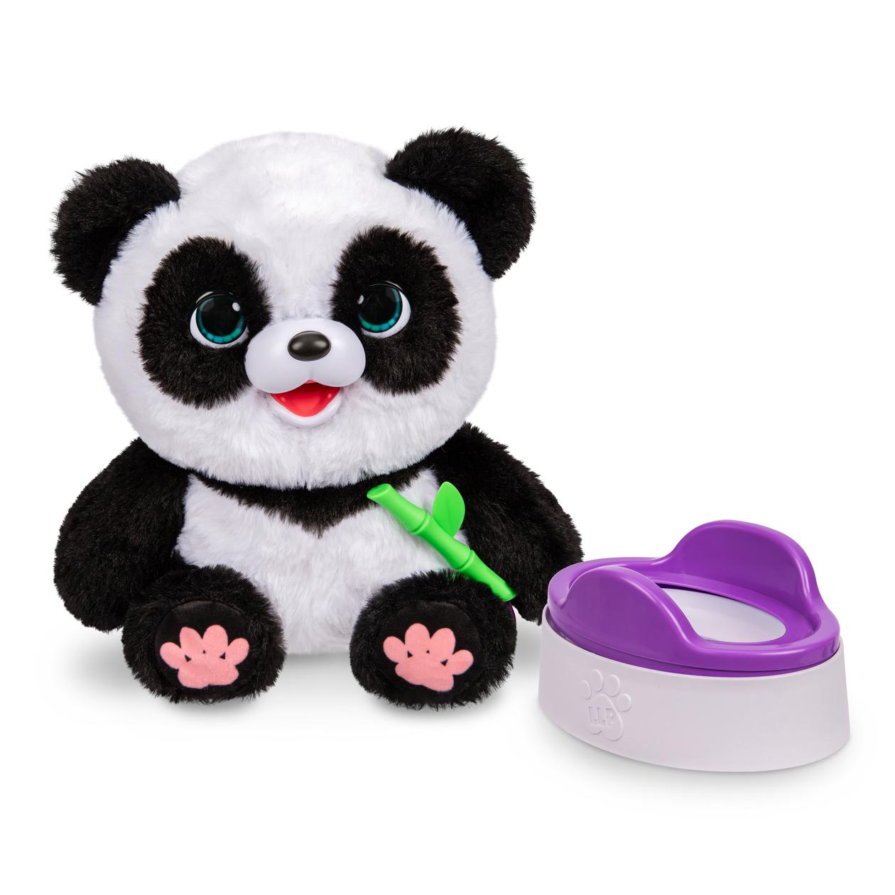 Interaktyvus pliušinis pandos mažylis LITTLE LIVE PETS, 25 cm-1