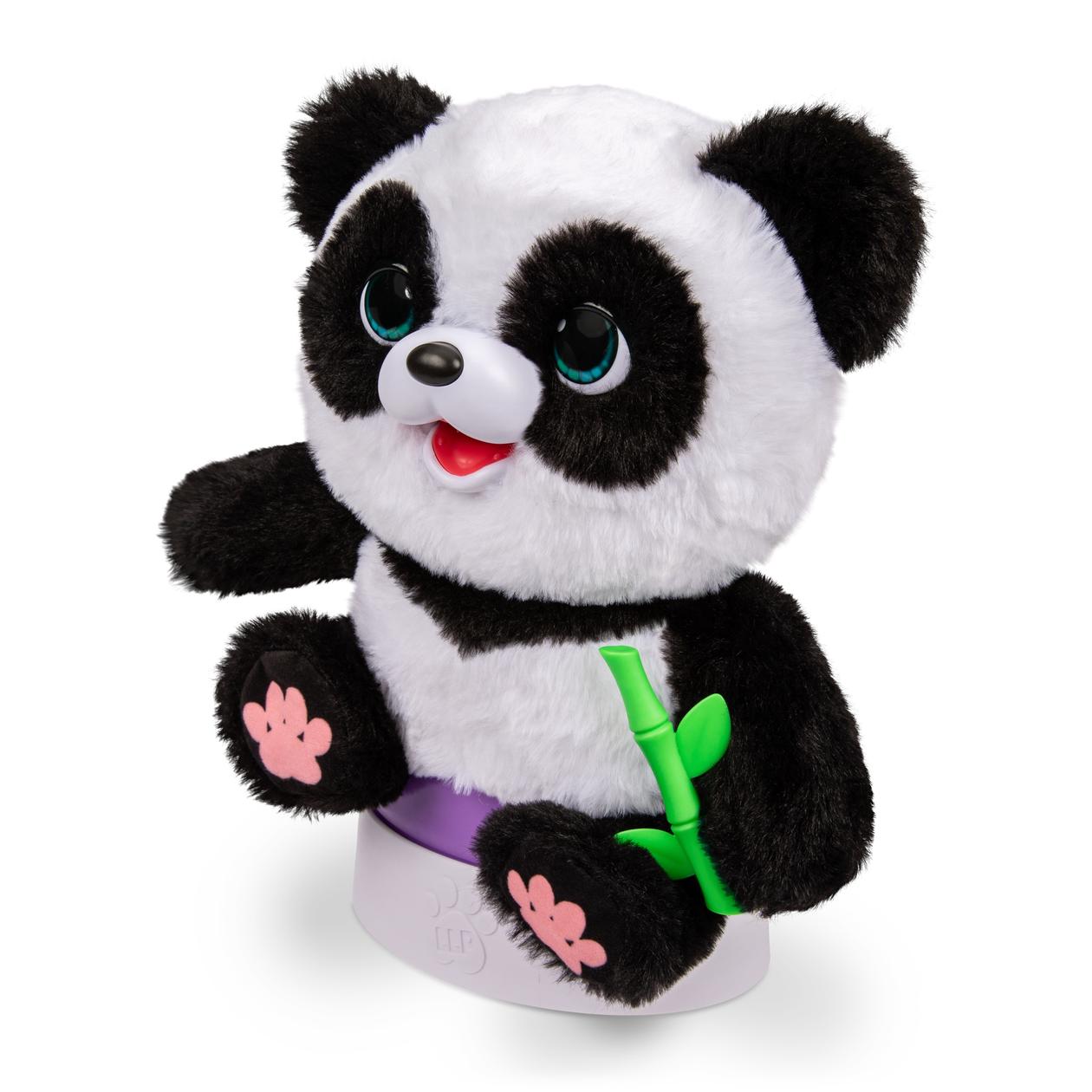 Interaktyvus pliušinis pandos mažylis LITTLE LIVE PETS, 25 cm - 4