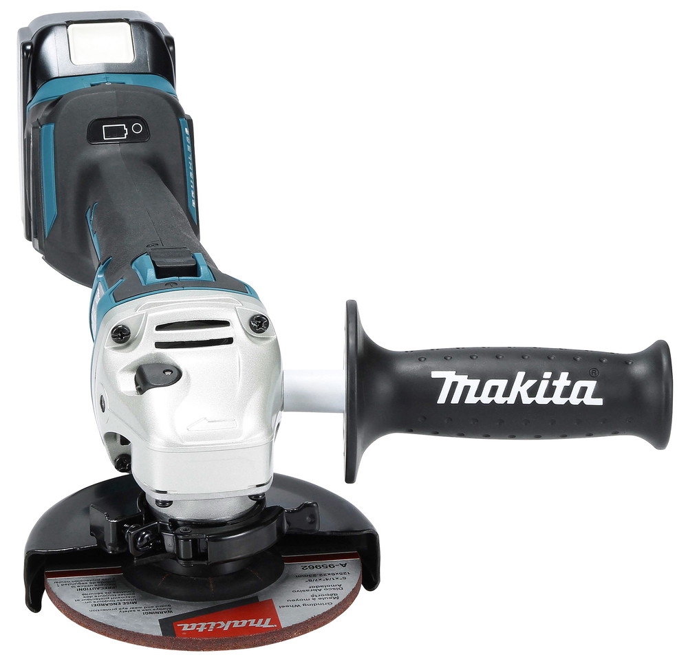 Akumuliatorinis kampinis šlifuoklis MAKITA DGA511Z, 18 V, 125 mm, be akumuliatoriaus-1