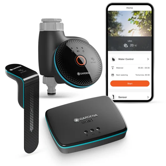 Laistymo kompiuterio rinkinys Gardena Smart, su Smart jutikliu-0