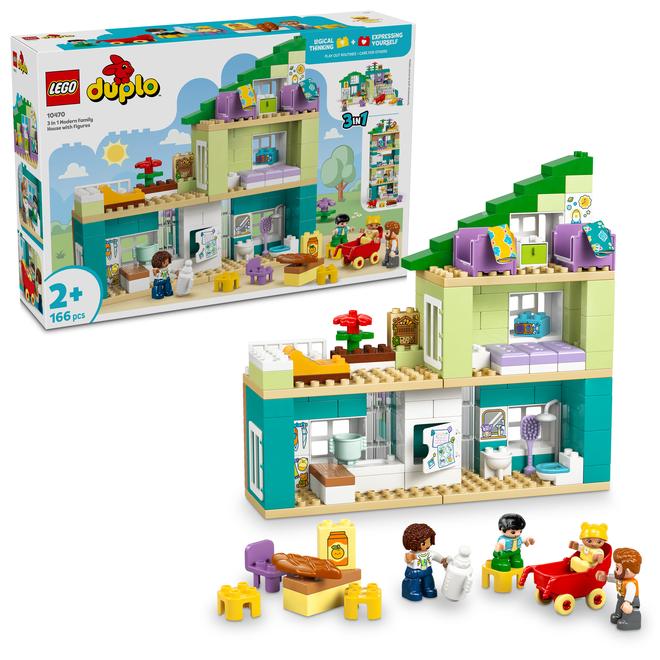 Konstruktorius LEGO 3 In 1 Modern Family House With Figures 10470 - 2