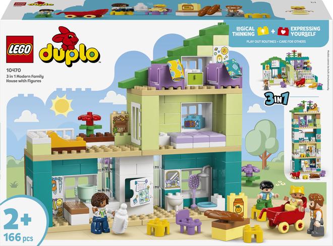Konstruktorius LEGO 3 In 1 Modern Family House With Figures 10470 - 1
