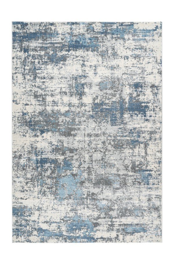 Kilimas PIERRE CARDIN PARIS 503 Blue, 80 x 150 cm, pilkas/baltas/žydras