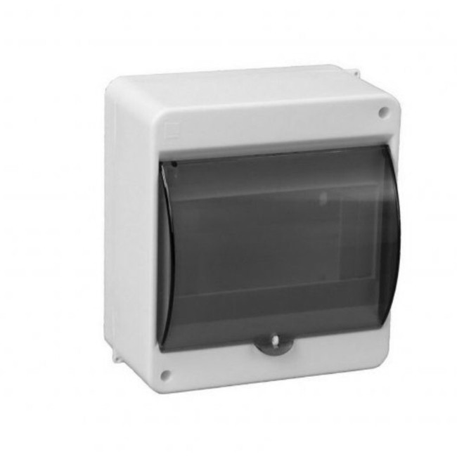 Virštinkinis skydelis, 6 modulių, IP40, dūminis stiklas-0