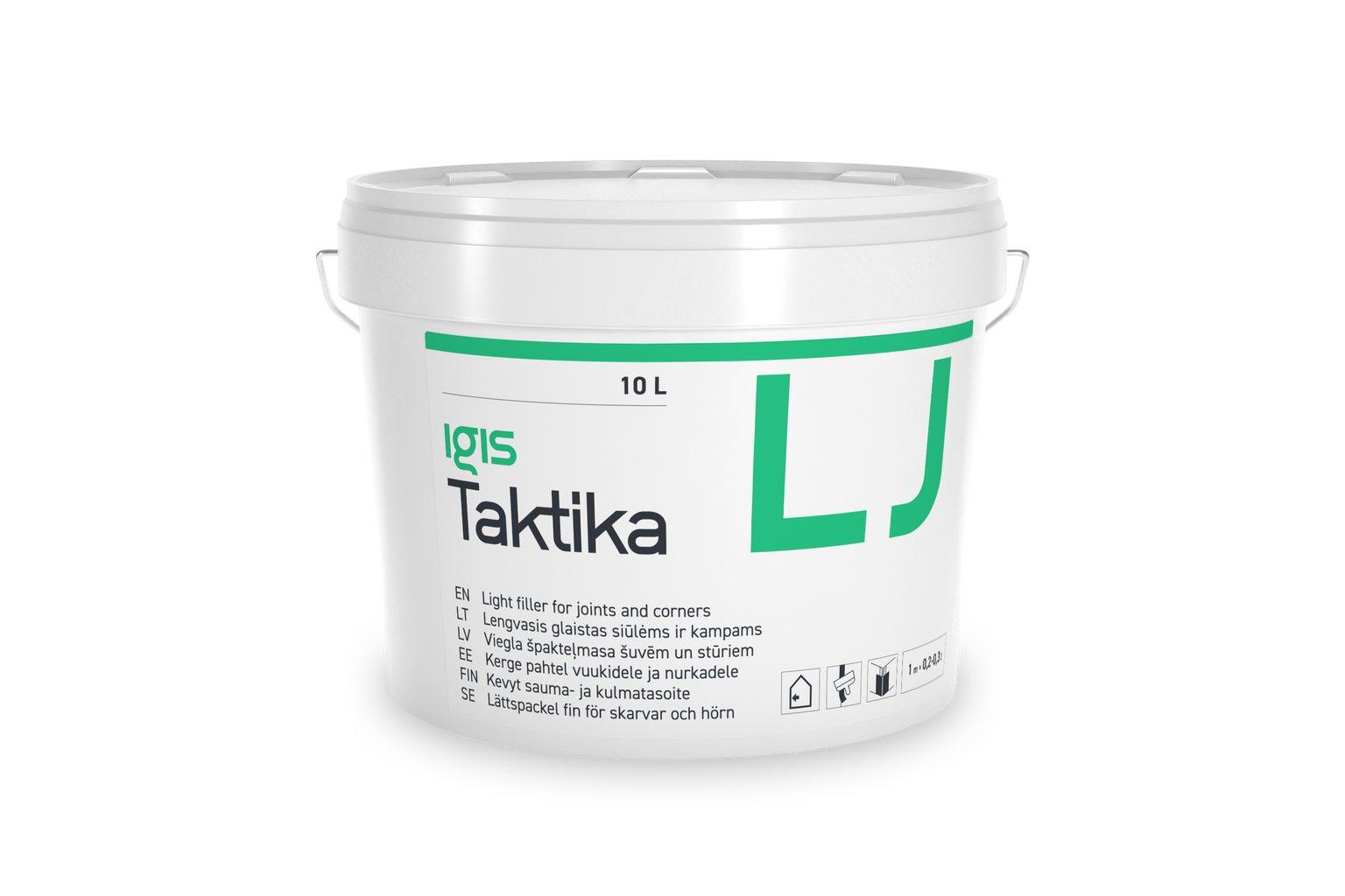 Glaistas siūlėms ir kampams TAKTIKA LJ, 10l-0