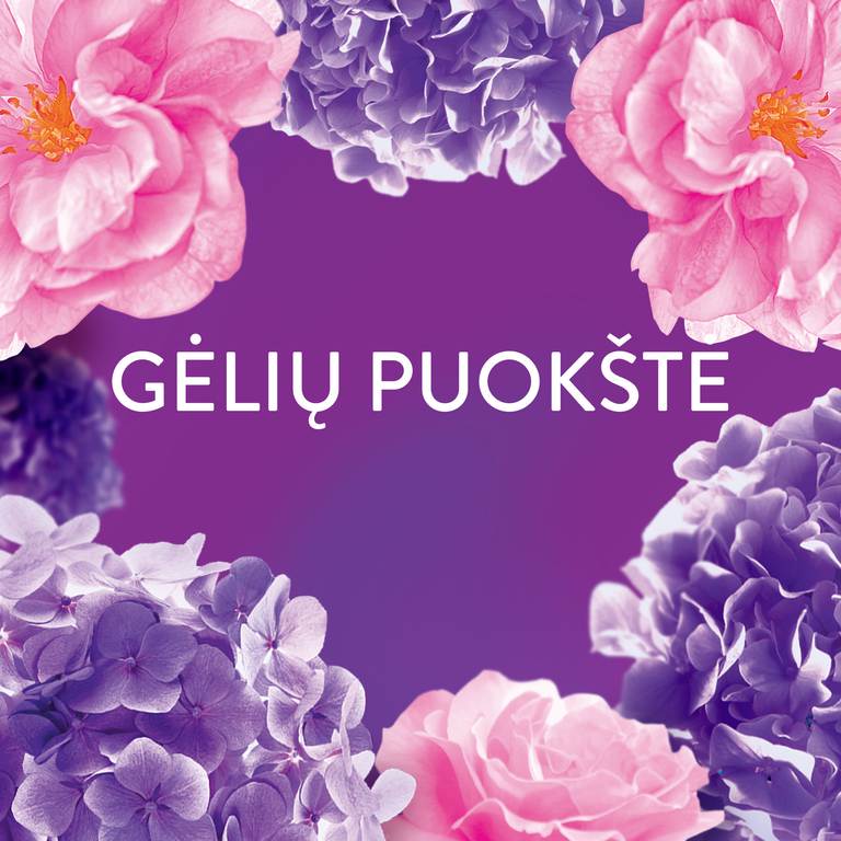 Minkštiklis LENOR Floral Bouquet, 47 skalb., 987 ml x 2 vnt - 2
