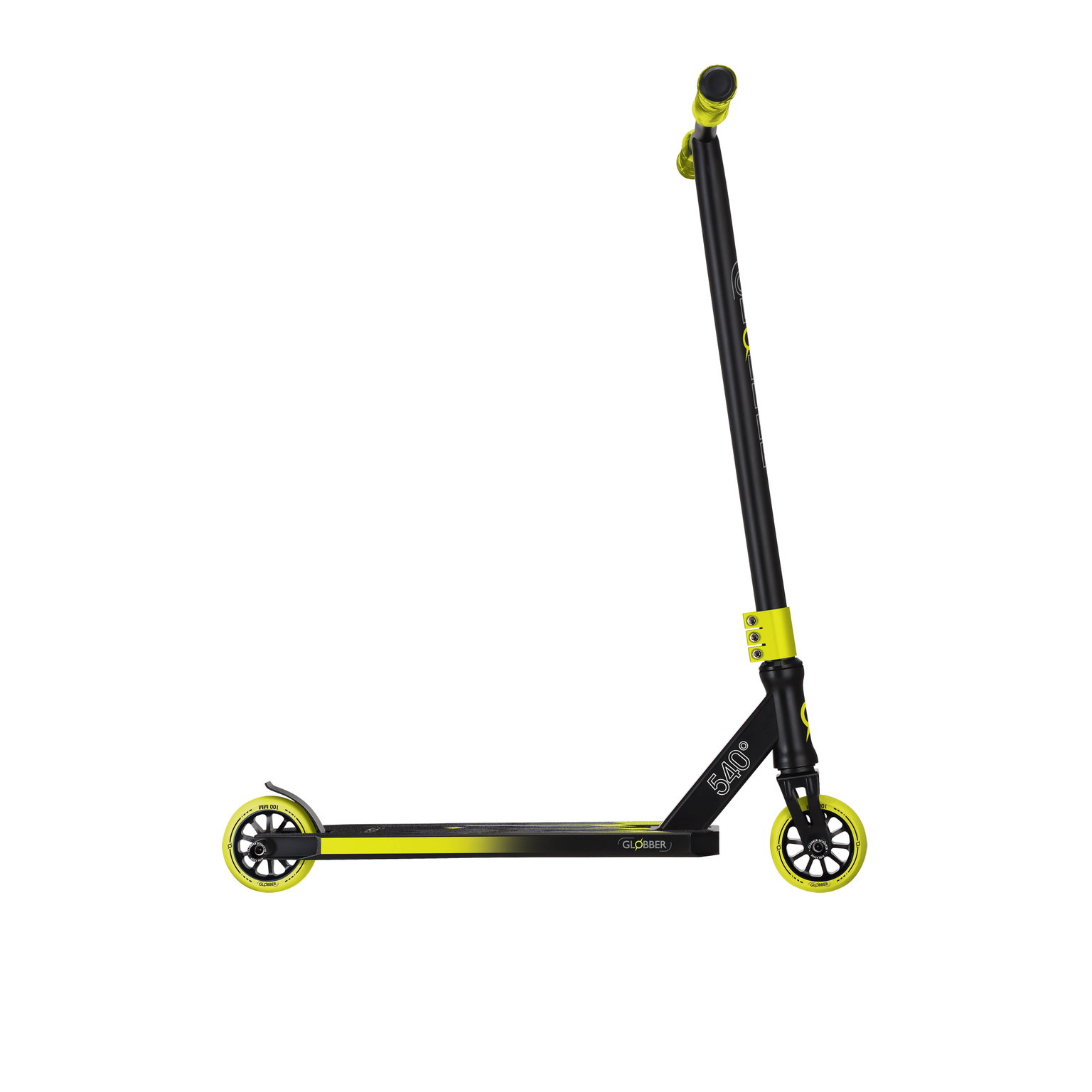 Vaikiškas paspirtukas Globber Stunt GS 540, juodas/geltonas - 5