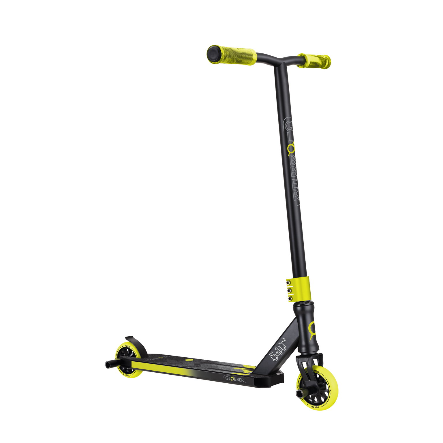 Vaikiškas paspirtukas Globber Stunt GS 540, juodas/geltonas - 4