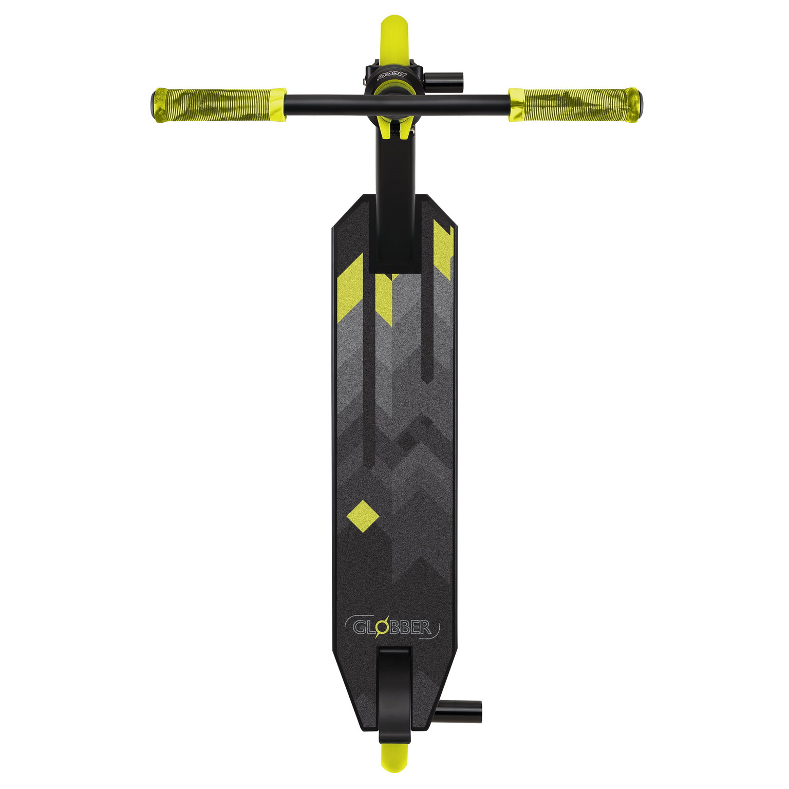 Vaikiškas paspirtukas Globber Stunt GS 540, juodas/geltonas - 6