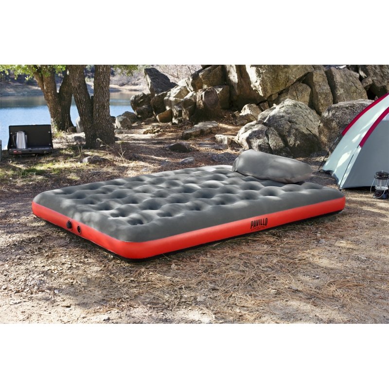 Pripučiamas dvigulis čiužinys BESTWAY ROLL & RELAX, 203 x 152 x 22 cm - 4