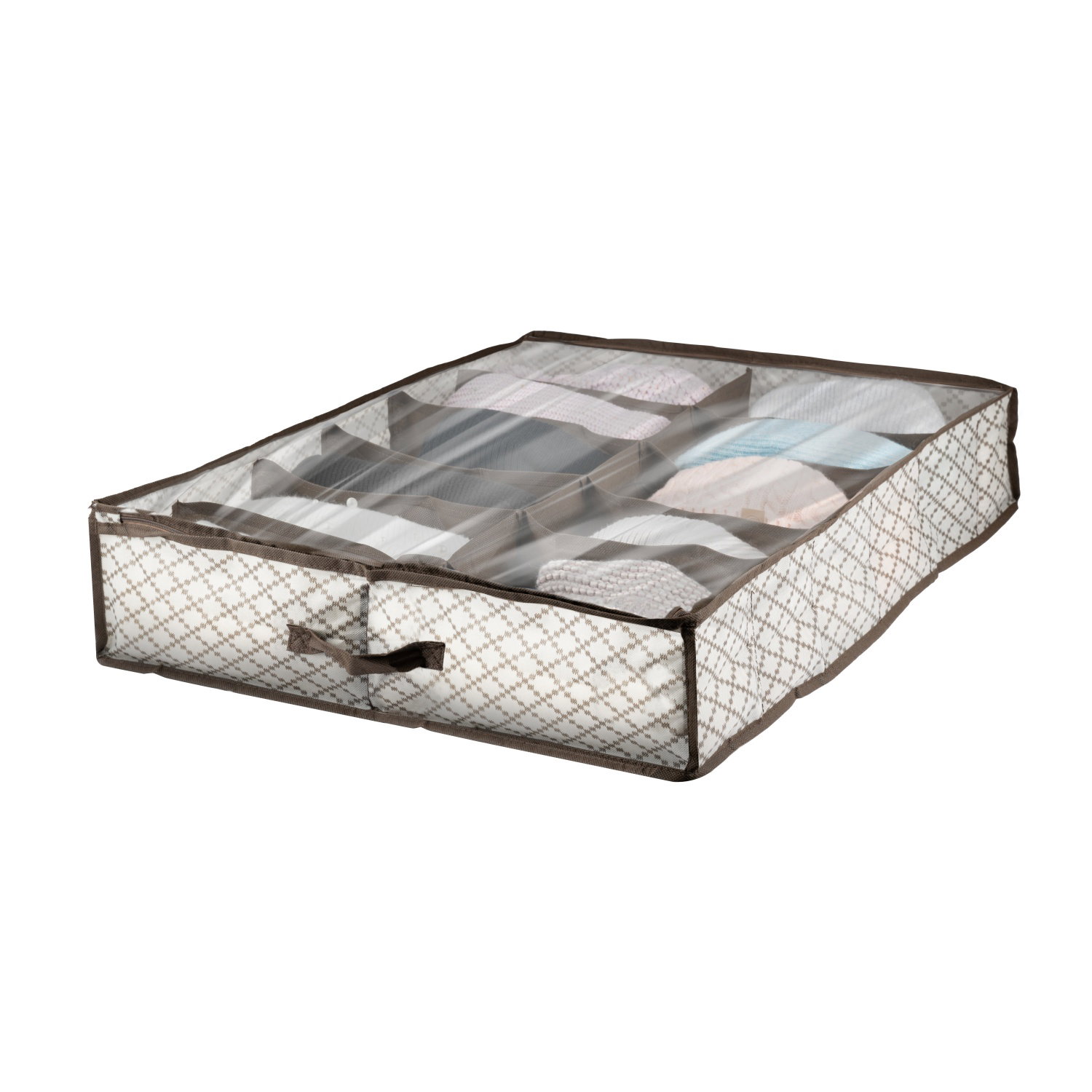 Sulankstoma daiktadėžė batams HOME EXPERT, 12 skyrelių, 74,5 x 60 x 15 cm-0