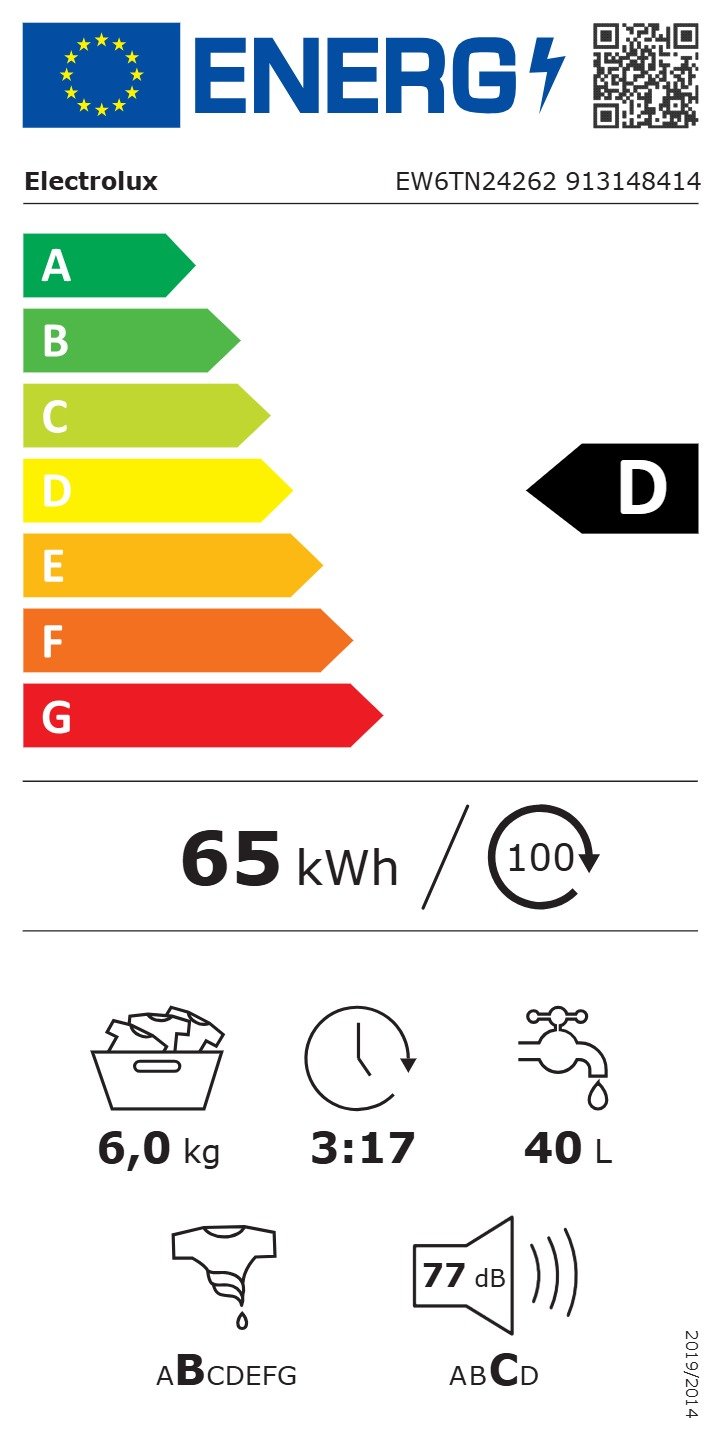 Skalbyklė ELECTROLUX EW6TN24262 - 6