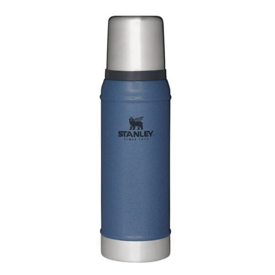 Nerūdijančio plieno termosas STANLEY CLASSIC Hammertone Lake, mėlynos sp., 0,75 L-0