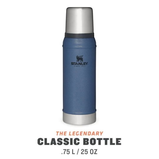 Nerūdijančio plieno termosas STANLEY CLASSIC Hammertone Lake, mėlynos sp., 0,75 L - 4