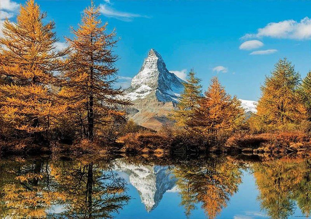 Dėlionė MATTERHORN MOUNTAIN IN AUTUMN, 12-99 metų, 1000 dalių-1