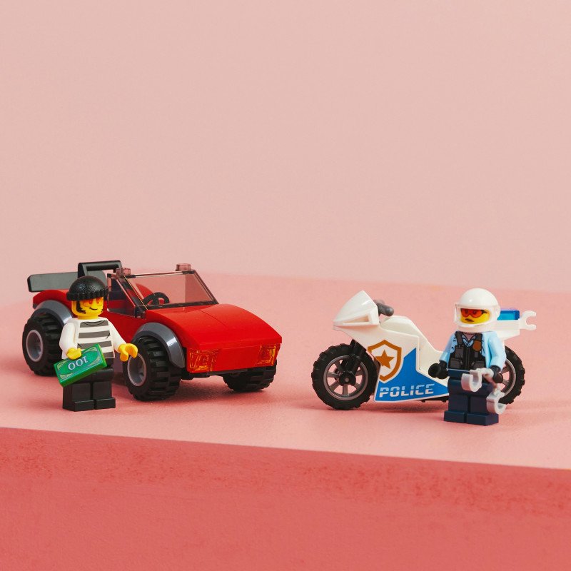 Konstruktorius LEGO CITY POLICE BIKE CAR CHASE - 8