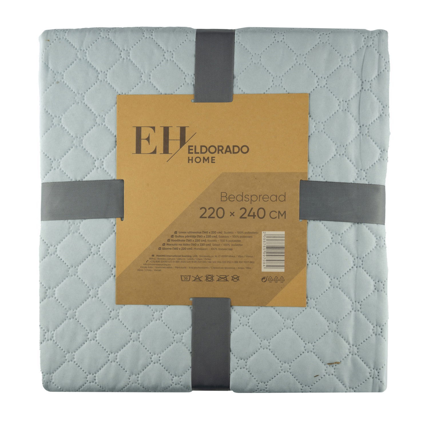 Lovos užtiesalas ELDORADO HOME, 220 x 240 cm, 2-jų spalvų, 100% poliesterio-0