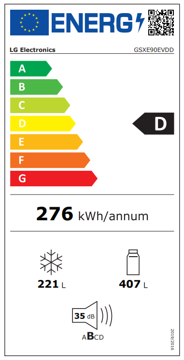 Šaldytuvas LG GSXE90EVDD - 7