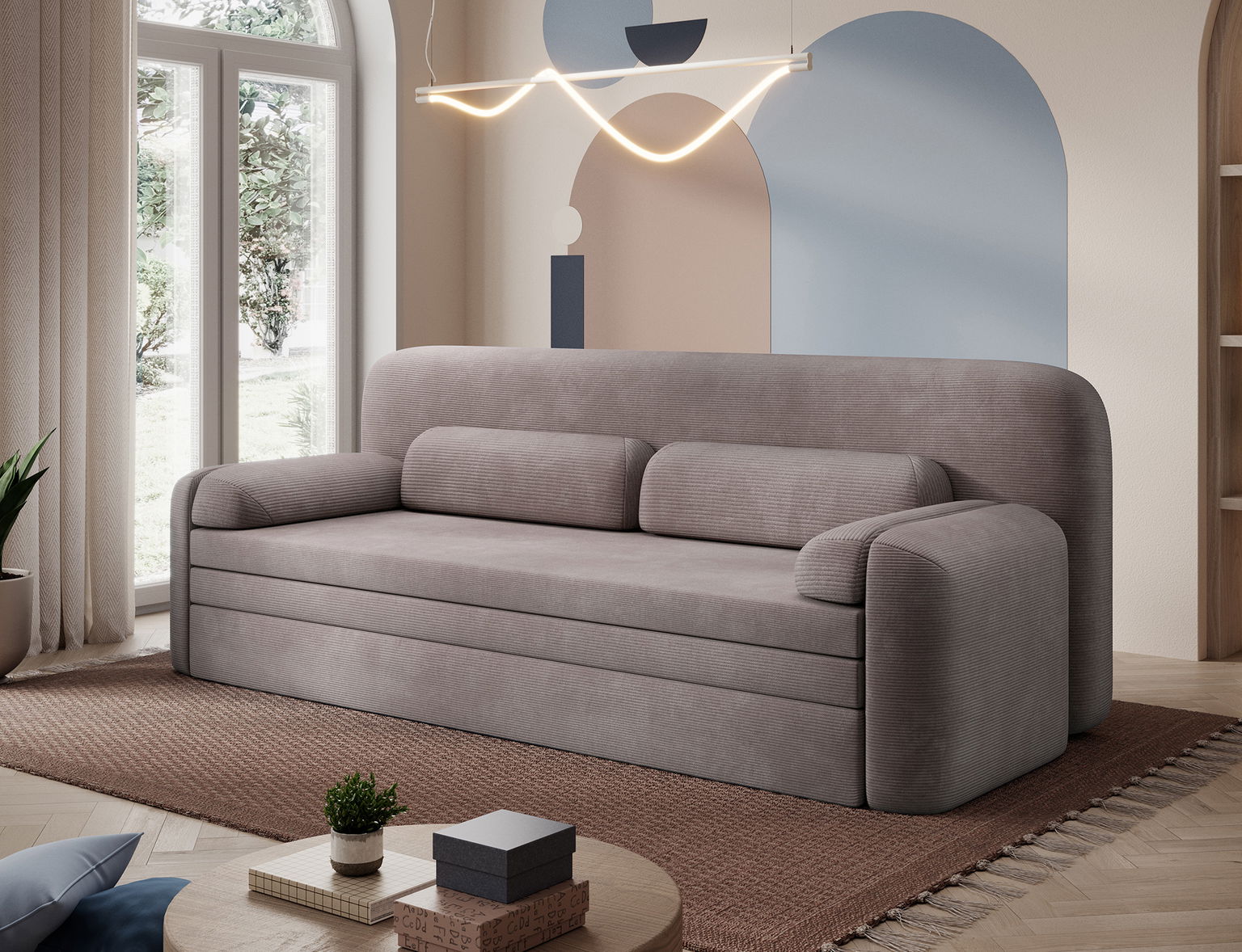 Sofa Elioss Tabbris, ruda - 6