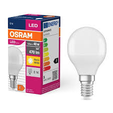 LED lemputė OSRAM VALUE, E14, P40, 4,9W, 2700K, 470lm, matinė, non-dim-0