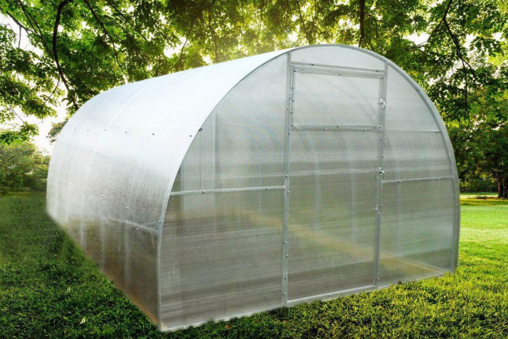 Arkinis šiltnamis STRONGER, 3 x 2 m, suvirintas rėmas, 6 mm polikarbonato danga-0