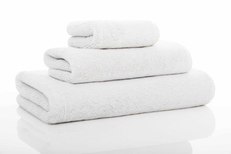 Vonios rankšluostis LINEN DUO, baltos/pilkos sp., 50 x 100 cm, 90 % medvilnė, 5 % linas, 5 % viskozė - 3