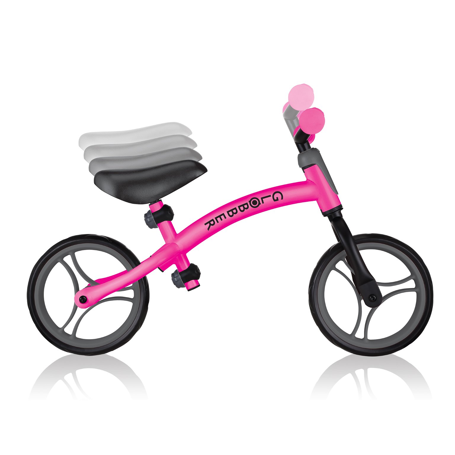 Balansinis dviratis GLOBBER Go Bike, rožinis, 610-210 - 6