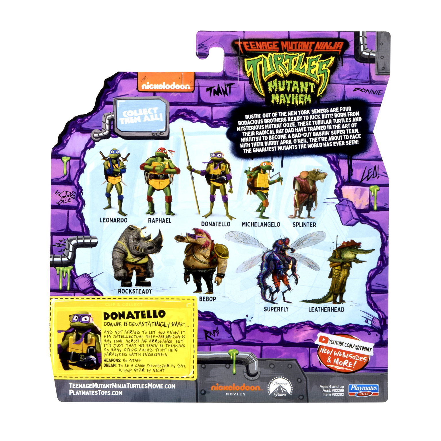 TMNT figūrėlė Donatello, 83282 - 3