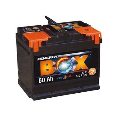 Akumuliatorius ENERGY BOX, 60 Ah, 540 A EN, 243 x 175 x 190 mm