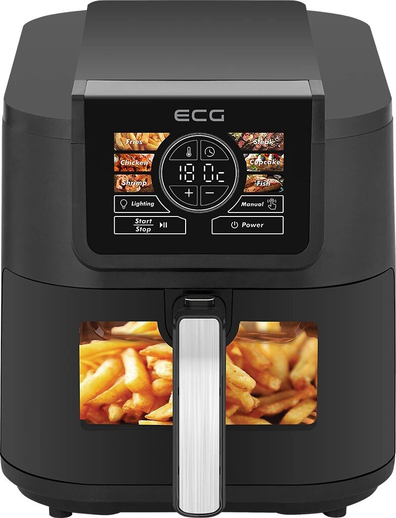 Karšto oro gruzdintuvė ECG AF 8020 Ai Slim Fry, 8 l-0