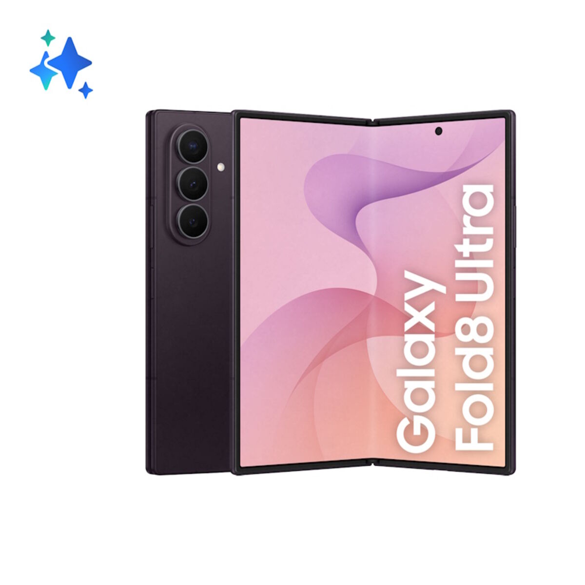 Mobilusis telefonas Samsung Galaxy Fold8 Ultra 5G 256GB, violetinis-0