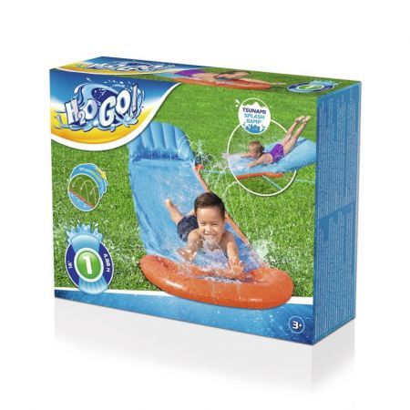Pripučiama vandens čiuožykla H2OGO! Tsunami Splash Ramp Single Slide 16'/4.88m - 3