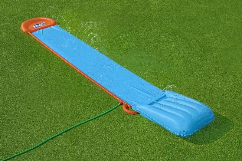 Pripučiama vandens čiuožykla H2OGO! Tsunami Splash Ramp Single Slide 16'/4.88m - 5