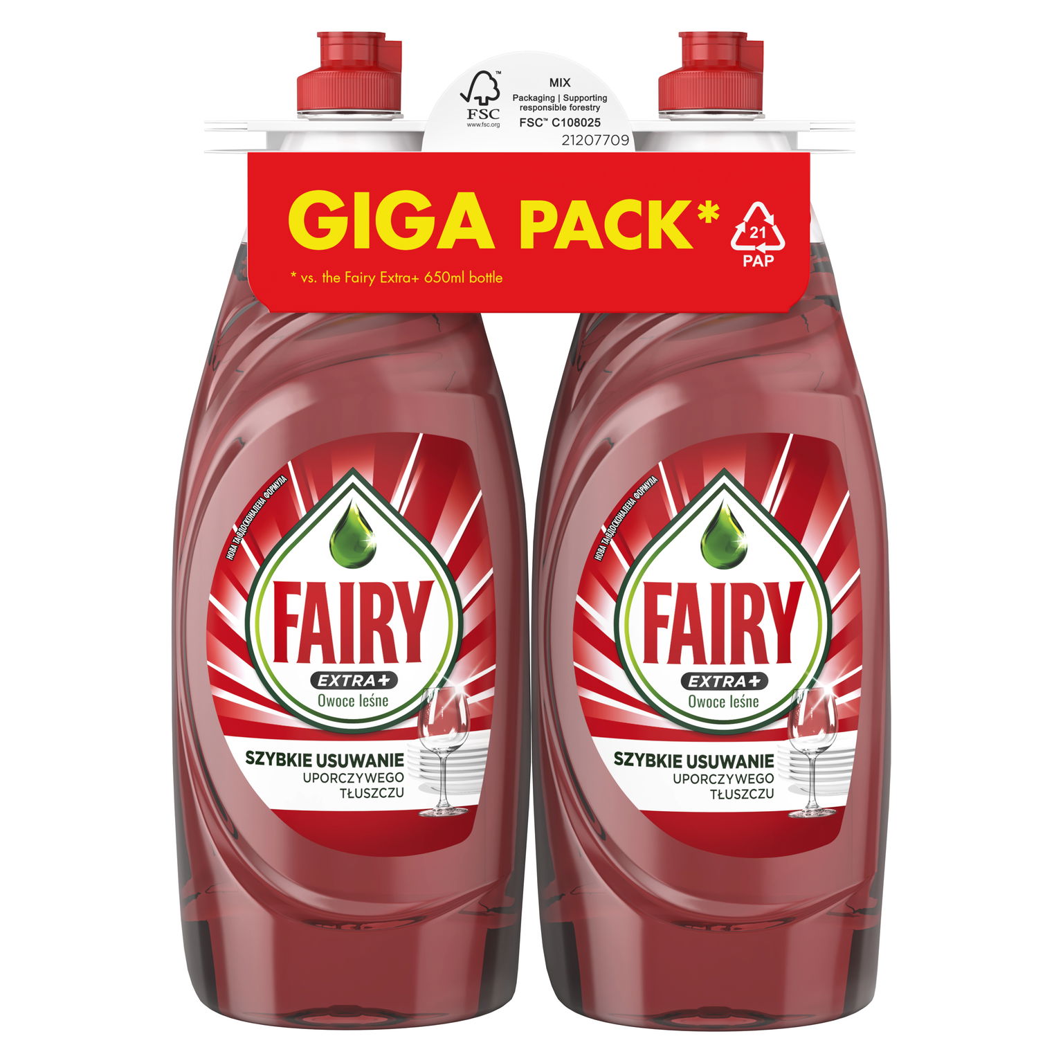 Indų ploviklis FAIRY SC Forest Fruits, 2 x 650 ml-0