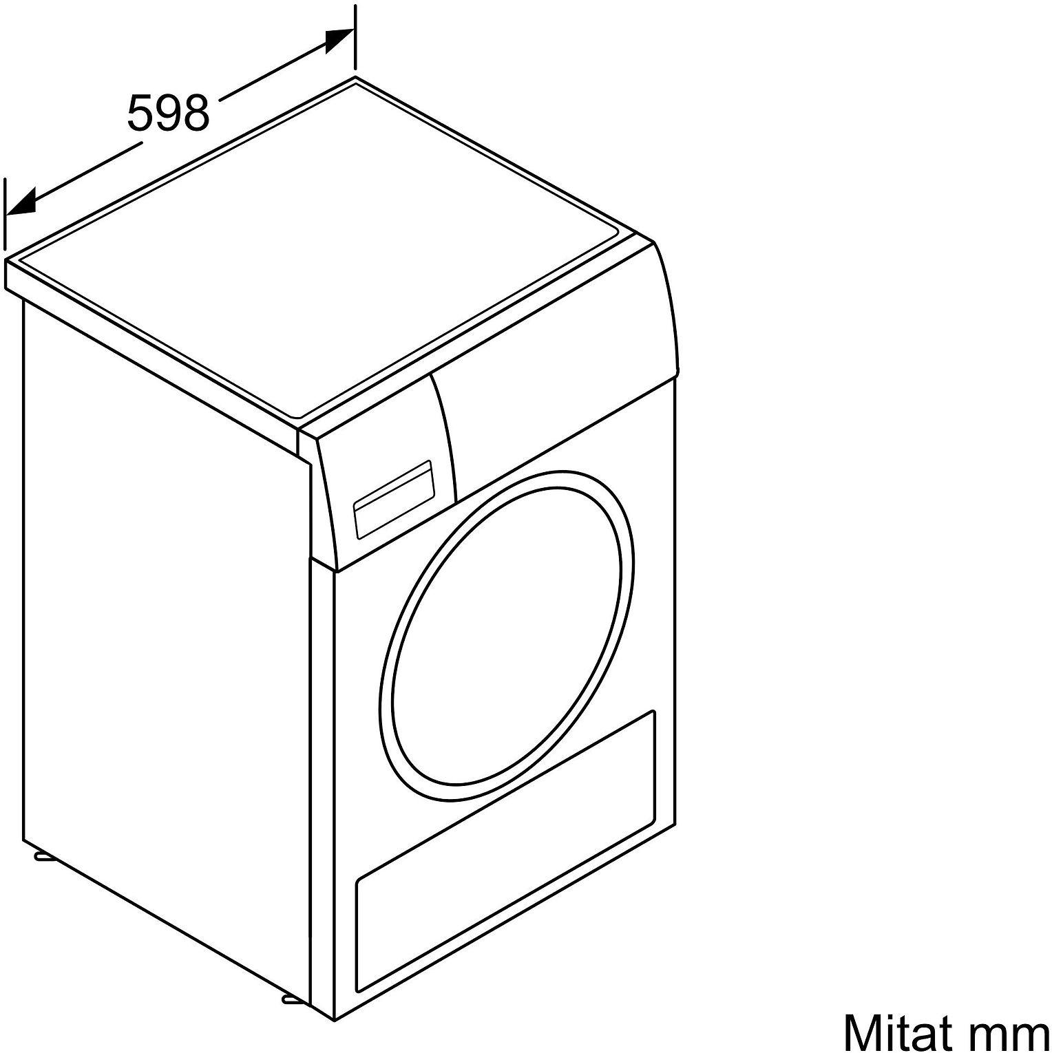 Džiovyklė Bosch WTU876IHSN, 9 kg - 6