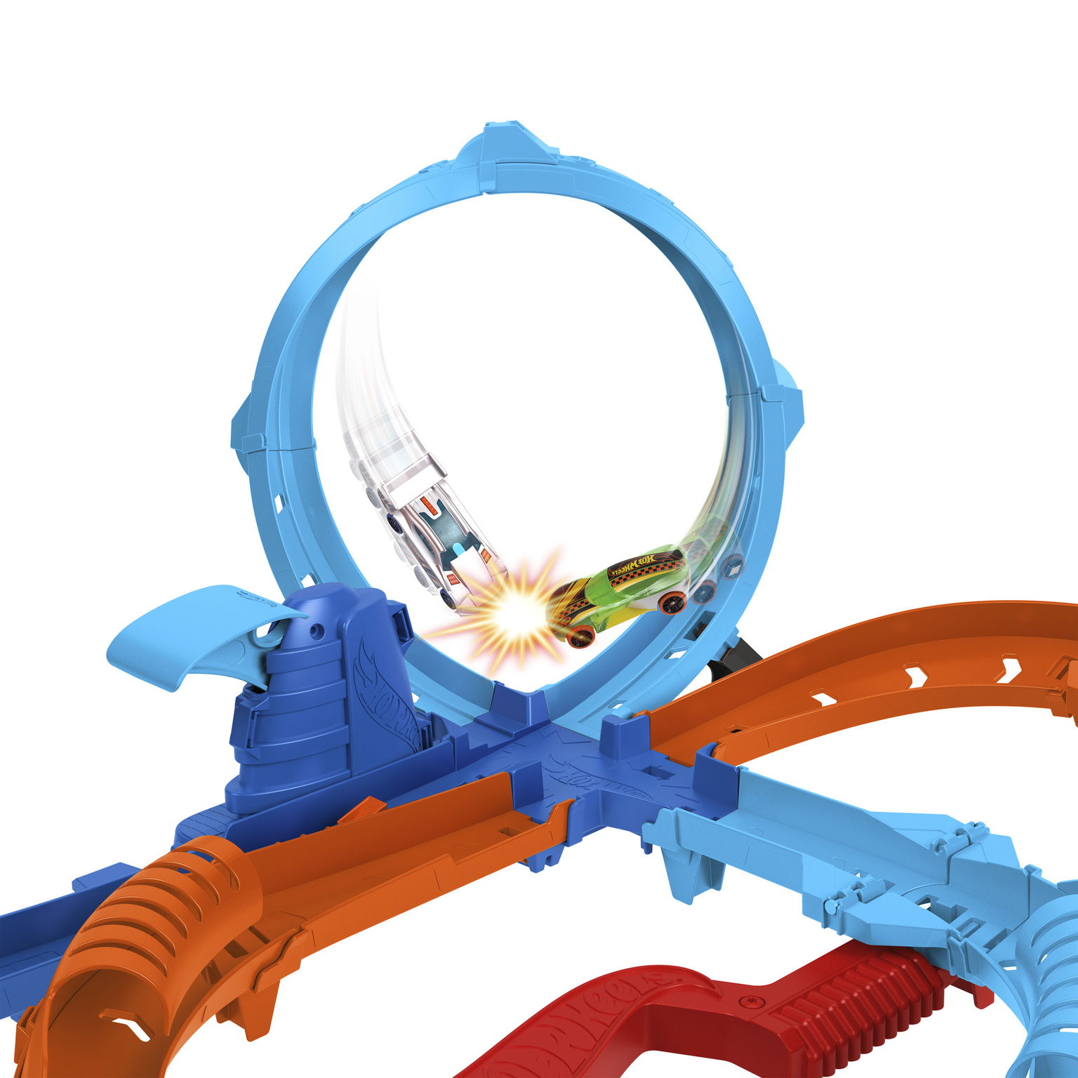 Hot Wheels rinkinys Susidurimas kilpose - 6