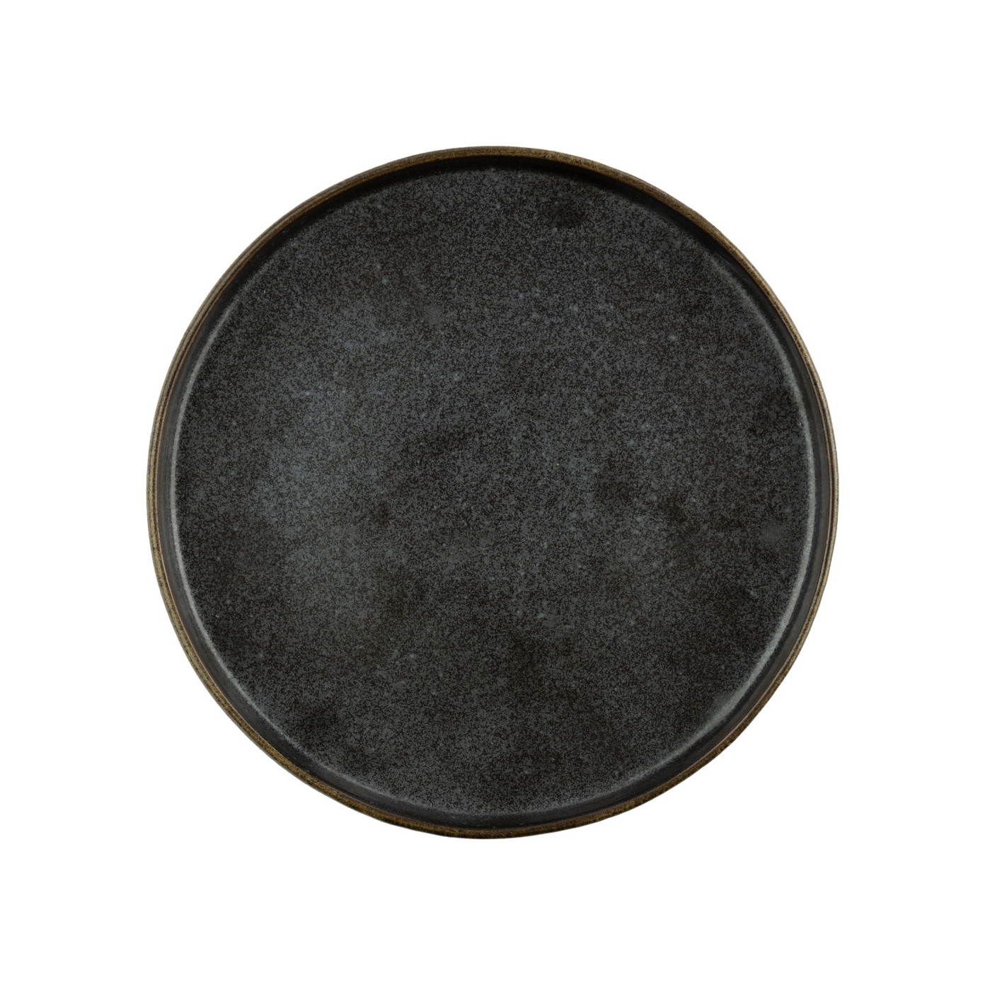 Porcelianinė pietų lėkštė AURORA Urbano, juodos sp., 17 cm-0