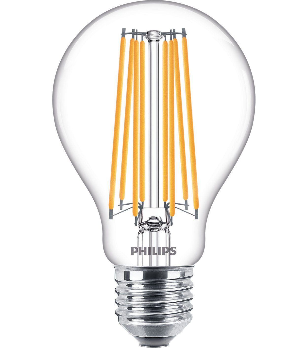 Šviesos diodų lemputė PHILIPS, E27, 17 W, atitinka 150 W, 2700 K, 2452 lm, nedimeriuojama - 2