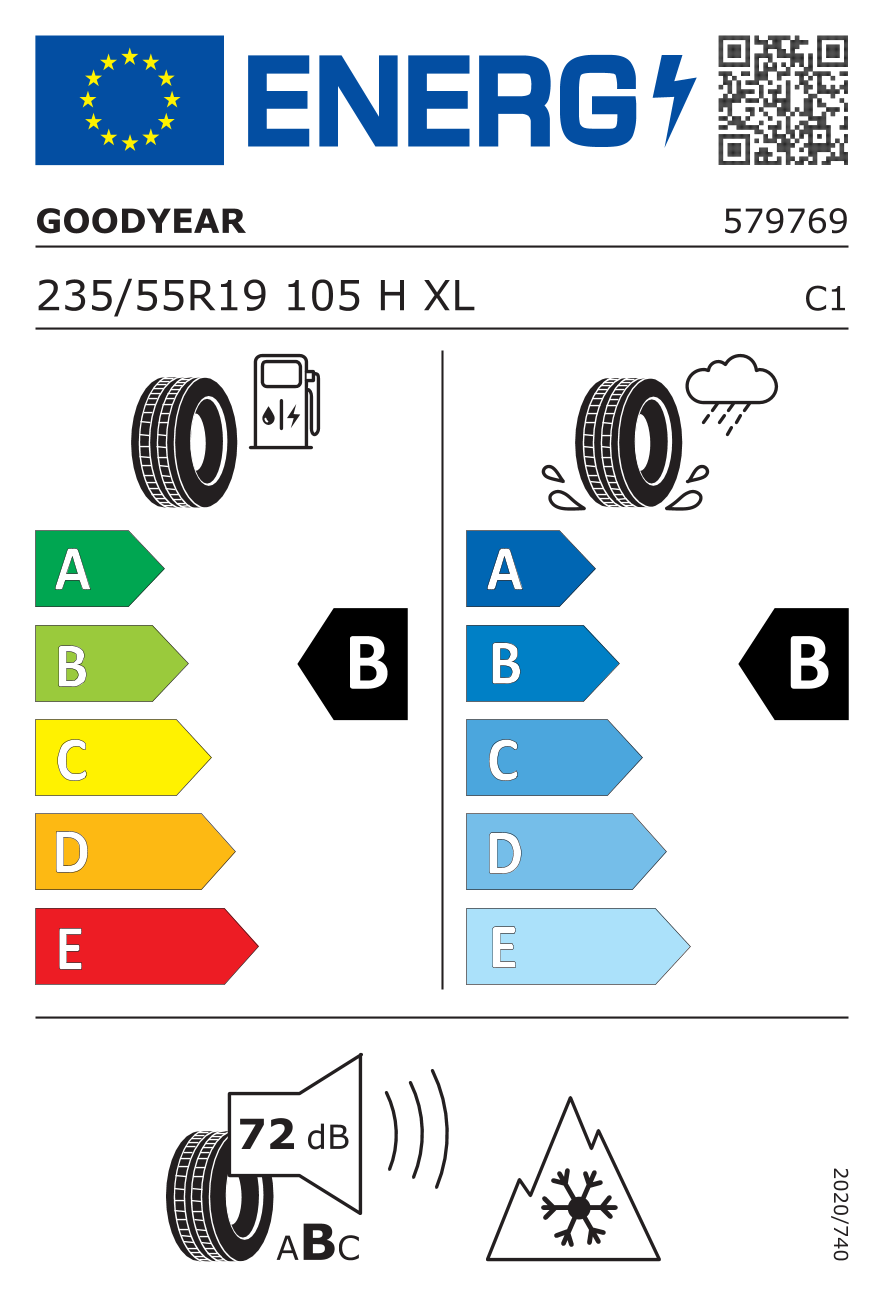 Goodyear UltraGrip Performance+ 235/55 R19 105 H - 2