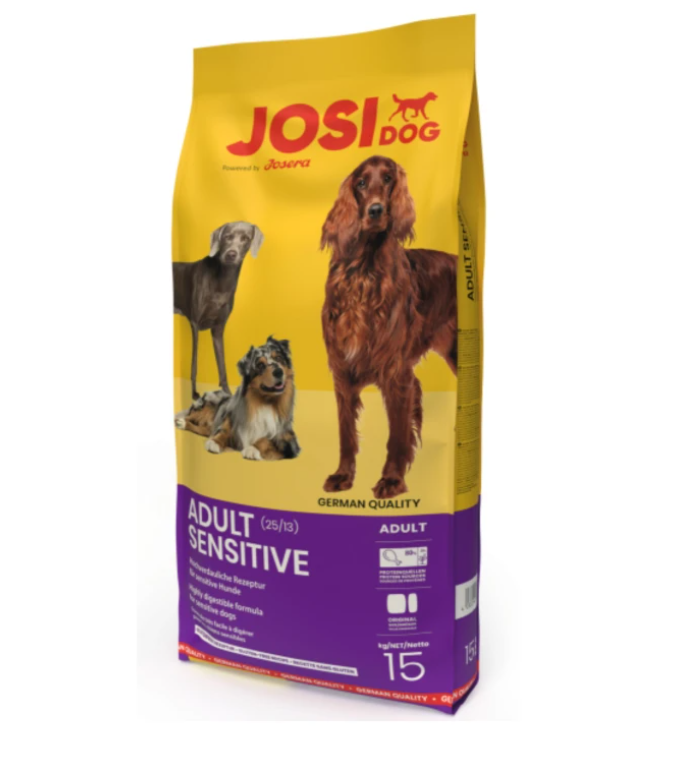 Sausas šunų ėdalas JOSIDOG Adult Sensitive, 15 kg-0