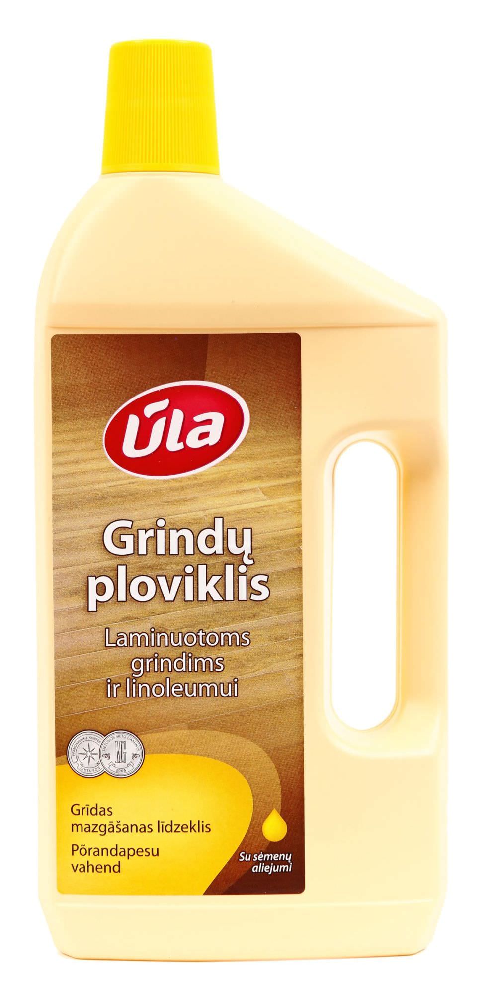 Grindų ploviklis ŪLA, laminato grindims ir linoleumui valyti, 1 l-0