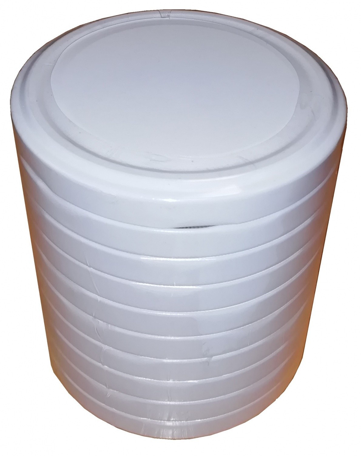 Užsukami dangteliai, baltos sp, 8,2 cm, 10 vnt.-0