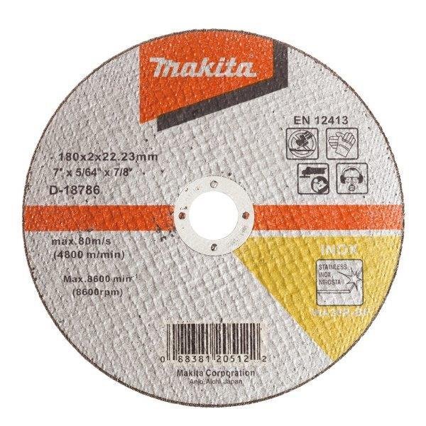 Metalo pjovimo diskas MAKITA, 180 x 2,0 mm, RST