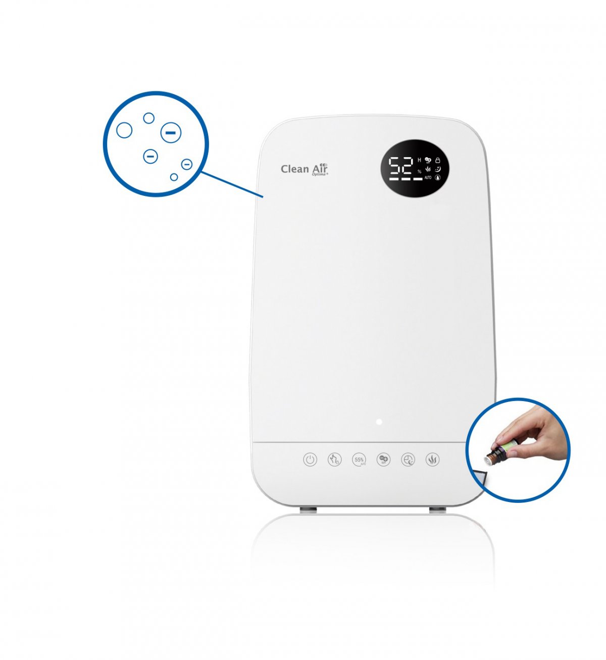 Ultragarsinis oro drėkintuvas Clean Air CA-606 22-0042 - 4