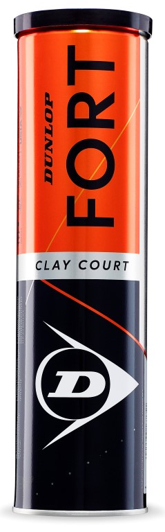 Teniso kamuoliukai Dunlop FORT CLAY COURT 4-tin ITF-0