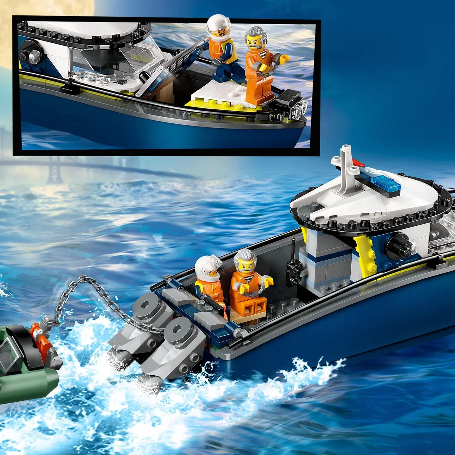 Konstruktorius LEGO City Police Boat Chase - 5